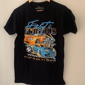 Fast & Furious Black Graphic Tee